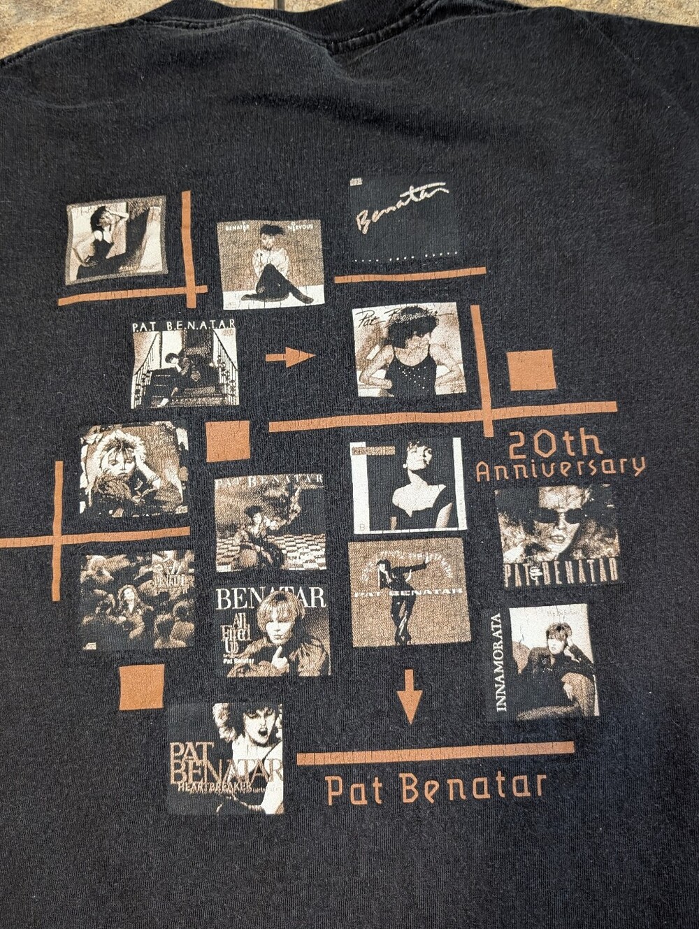 Pat Benatar Vintage 1999 Men's Medium Ladies Lg Tee
